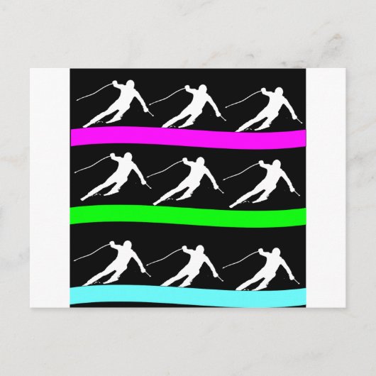スキー ポストカード (正面)