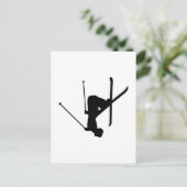 スキー ポストカード (スタンド正面)