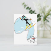 スキー ポストカード (スタンド正面)