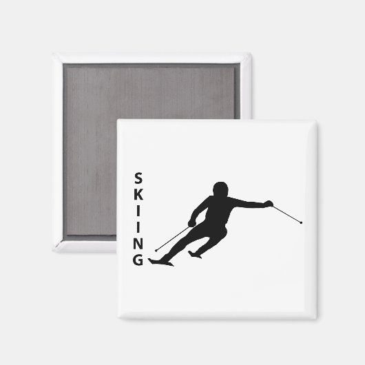 スキー マグネット (正面/裏面)