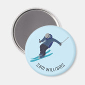 スキー マグネット (正面/裏面)