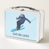 スキー メタルランチボックス (正面)