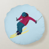 スキー ラウンドクッション (裏面)