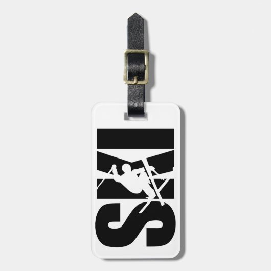 スキー ラゲッジタグ (正面縦)