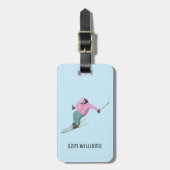 スキー ラゲッジタグ (正面縦)