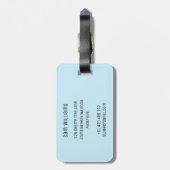 スキー ラゲッジタグ (裏面縦)