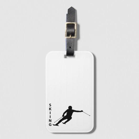 スキー ラゲッジタグ (正面縦)