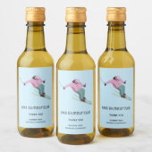 スキー ワインラベル (ボトル)