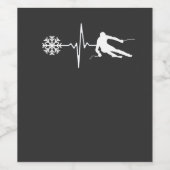 スキー ワインラベル (シングルラベル)