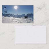 スキー 名刺 (正面/裏面)