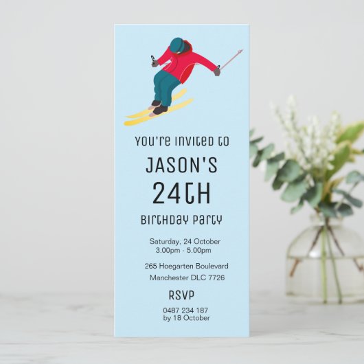 スキー 招待状 (スタンド正面)