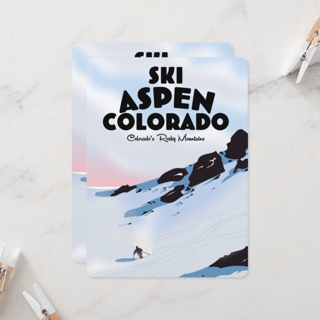 スキー《植物》アスペンコロラド (正面/裏面インサイチュ)