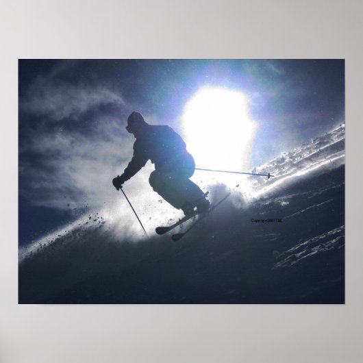 スキー《植物》アスペン ポスター (正面)