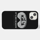 スキー 56 スキーを愛する人 iPhoneケース (裏面横)