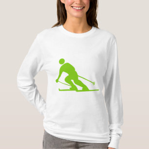 スキー – Martian Green Tシャツ