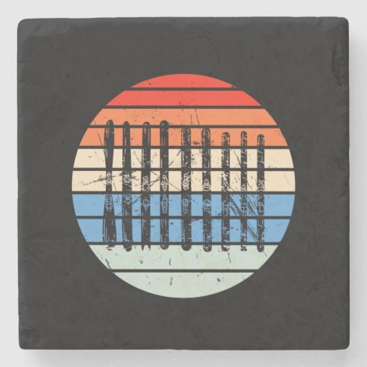 スキー – Ski Boards Collection ストーンコースター (正面)