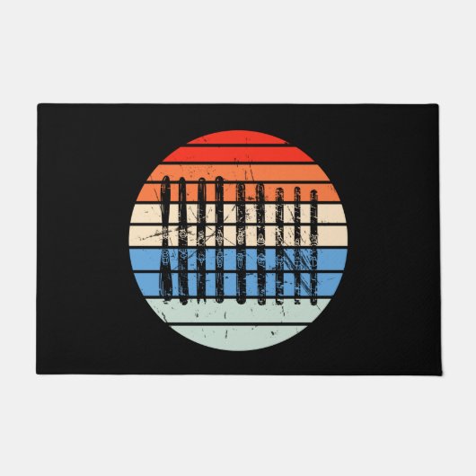 スキー – Ski Boards Collection ドアマット (正面)