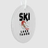 スキー – Ski Lake Tahoe オーナメント (正面)