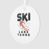 スキー – Ski Lake Tahoe オーナメント (正面)