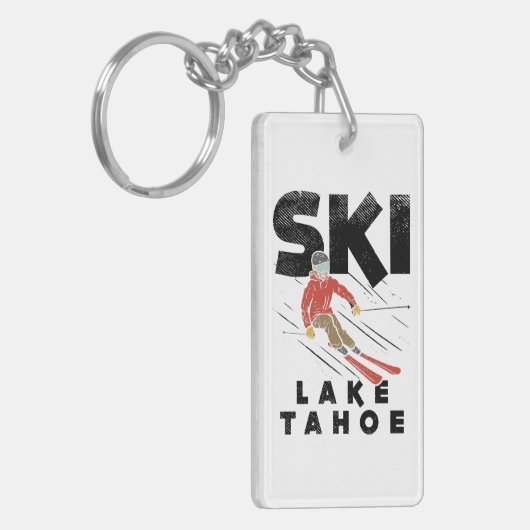 スキー – Ski Lake Tahoe キーホルダー (正面左)