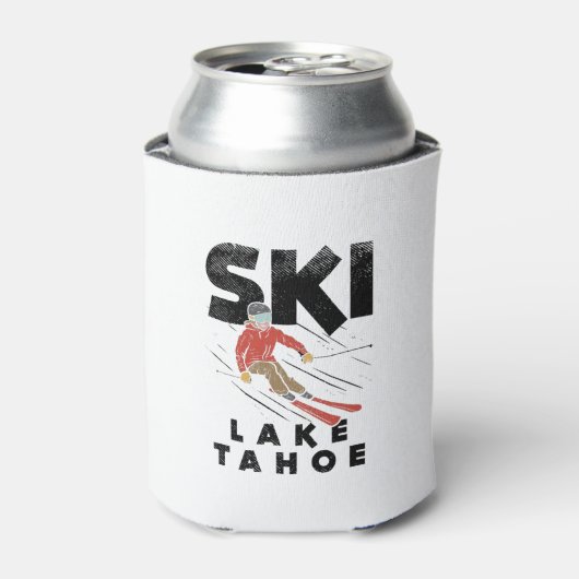 スキー – Ski Lake Tahoe 缶クーラー (缶正面)
