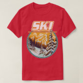 スキー Tシャツ (デザイン正面)
