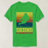 スキー Tシャツ (デザイン正面)