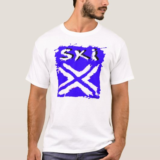 スキー X Tシャツ (正面)