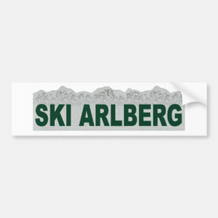 スキーArlberg バンパーステッカー