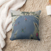 スキーCalkeの大修道院ダービー クッション (ブランケット)