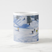 スキーKitzbhuel 2014年 ジャンボコーヒーマグカップ (正面)