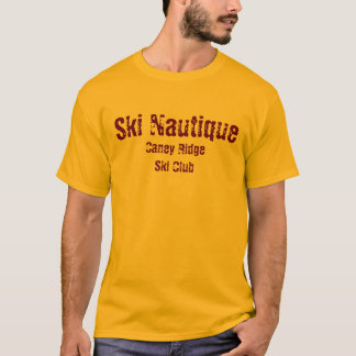 スキーNautiqueのCaneyリッジのスキークラブ Tシャツ