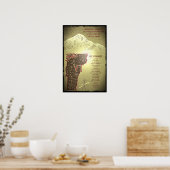 スキーVTヴィンテージルックスキーポスター ポスター (キッチン)