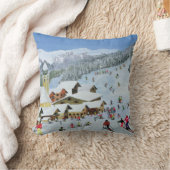 スキーWhizzz! 1991年 クッション (ブランケット)