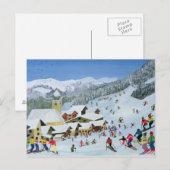 スキーWhizzz! 1991年 ポストカード (正面/裏面)