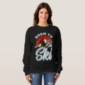 スキ生まれーーに スウェットシャツ (正面フル)