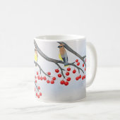 スギのワックスウィングスとクラベリンゴ コーヒーマグカップ (正面右)