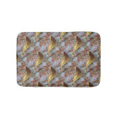 スギの羽ばたき自然模様 バスマット (正面)