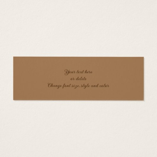 スギの羽ばたき鳥の自然ミニブックマーク (裏面)