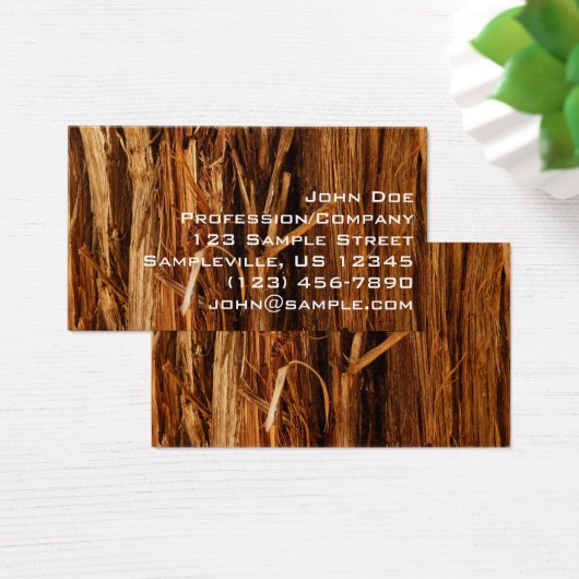 スギの質感のある木の樹皮の外観 (デスク)