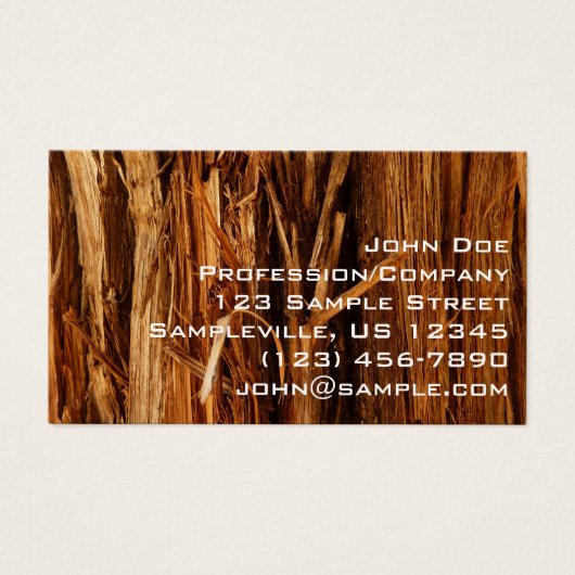 スギの質感のある木の樹皮の外観 (正面)