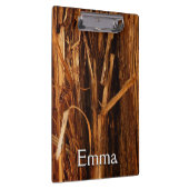 スギの質感のある木の樹皮の外観 クリップボード (右)