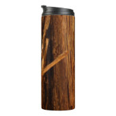 スギの質感のある木の樹皮の外観 タンブラー (回転右)