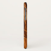 スギの質感のある木の樹皮の外観 Case-Mate iPhoneケース (裏面/左)