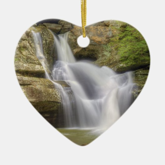 スギ秋ホッキングヒルズオハイオ セラミックオーナメント (正面)