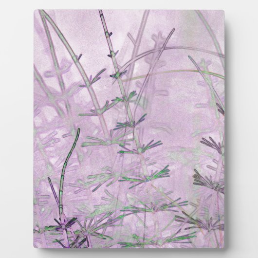 スギ科の草 フォトプラーク (正面)