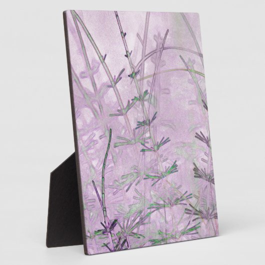 スギ科の草 フォトプラーク (側面)