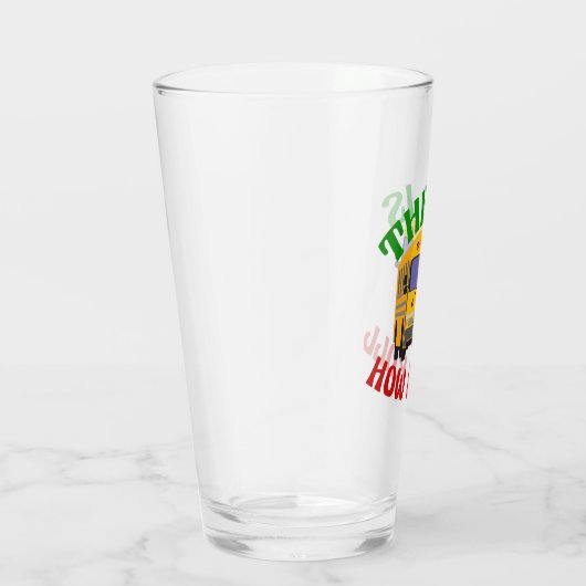 スクおもしろいールバスの運転手これが私のし転がたい タンブラーグラス (右)