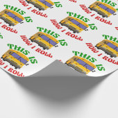 スクおもしろいールバスの運転手これが私のし転がたい ラッピングペーパー (角)