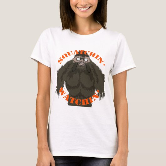 スクアチンの観察 Tシャツ (正面)